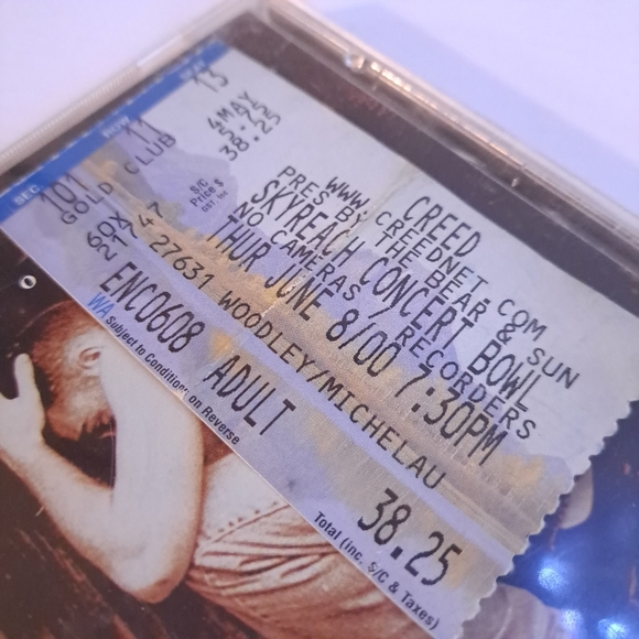 Creed - my own prison - CD with vintage  ticket stub - Picture 2 of 6